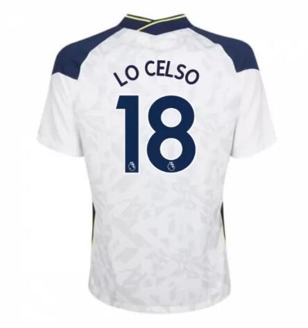 Tottenham Hotspur Home Kit Soccer Jersey LO CELSO 18 2020/21